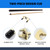 2-Piece Bridge Stick with Brass Bridge Head