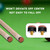 10 Pieces Hard Tip & Nylon Ferrules Set, Pool Cue Tips with Nylon Ferrules Replacement