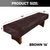 14ft Leatherette Shuffleboard Table Cover (Brown)