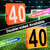 Set of 11 Football Field Yard Line Markers