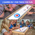 2-in-1 Shuffleboard & Curling Tabletop Game Set