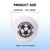 Regulation Size Foosball Table Replacement Balls (White)