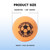 Regulation Size Foosball Table Replacement Balls (Orange)