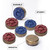 2-5/16" Shuffleboard Table Pucks (Bronze)