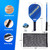 Pickleball Paddles Set with 4 Pickleball Rackets & 6 Indoor/Outdoor Pickle-Balls & Mesh Carrying Bag