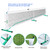Pickleball Complete Net Set with Pickleball Net, 4 Pickleball Paddles, 6 Pickleballs, Carrying Bag(Green)