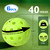 Pickleball Complete Net Set with Pickleball Net, 4 Pickleball Paddles, 6 Pickleballs, Carrying Bag(Green)