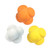 Reaction Ball, Field Training Ball, Agility Trainer for Baseball, Rubber Reaction Bounce Balls(3 Pack,Orange,White,Yellow)