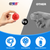 12-Pack Plastic Practice Golf Balls of Airflow Hollow,Training Golf Balls for Swing Practice(Red)