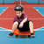 Floor Scooter Board with Handles, Sitting Scooter for Kids Indoor Play, Fun Scoot Board(Green)