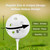 12-Pack Plastic Practice Golf Balls of Airflow Hollow,Training Golf Balls for Swing Practice(White)