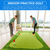 12-Pack Plastic Practice Golf Balls of Airflow Hollow,Training Golf Balls for Swing Practice(White)