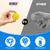 12-Pack Plastic Practice Golf Balls of Airflow Hollow,Training Golf Balls for Swing Practice(Yellow)