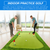 12-Pack Plastic Practice Golf Balls of Airflow Hollow,Training Golf Balls for Swing Practice(Multi-color)