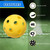 12-Pack Plastic Practice Baseballs, Training Baseballs for All Skill Levels.(Multi-Color)