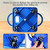 Floor Scooter Board with Handles, Sitting Scooter for Kids Indoor Play, Fun Scoot Board(4 Colors, 4-Pack)