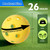 12-Pack Plastic Practice Baseballs, Training Baseballs for All Skill Levels.(Yellow)