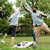 Set of 8 Premium Weather Resistant Regulation Size and Weight Cornhole Bean Bags.(Betsy Ross Flag)