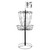Portable 12-Chain,Disc Golf Targets Basket, Metal Flying Disc Golf Practice Basket(Portable-Black)