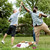 Set of 8 Premium Weather Resistant Regulation Size and Weight Cornhole Bean Bags.(Football)