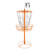 Portable 12-Chain Disc Golf Targets Basket, Metal Flying Disc Golf Practice Basket(Portable-Orange)