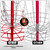 Portable 12-Chain Disc Golf Targets Basket, Metal Flying Disc Golf Practice Basket(Portable-Red)