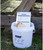 3.5-Inch Premium Oak Giant Yard Dice Set with Bucket and Yardzee & Farkle Scorecard.