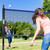 Volleyball and Badminton Combo Set with Net,4 Rackets,3 Birds,PU Volleyball and Carrying Bag(Recreational)