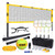 Volleyball and Badminton Combo Set with Net,4 Rackets,3 Birds,PU Volleyball and Carrying Bag(Professional)
