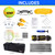 Volleyball and Badminton Combo Set with Net,4 Rackets,3 Birds,PU Volleyball and Carrying Bag(Professional)