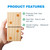 28 Piece Giant Wooden Dominoes with Multi-Color Dots for Outdoor Lawn Yard Games