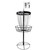 24-Chain Disc Golf Targets Basket, Metal Flying Disc Golf Practice Basket(Professional-Black)