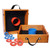 Quality Outdoor Solid Wood Washer Toss Game Set with Set of 8 Replacement Washers- Oak