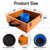 Quality Outdoor Solid Wood Washer Toss Game Set with Set of 8 Replacement Washers- Oak