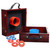 Quality Outdoor Solid Wood Washer Toss Game Set with Set of 8 Replacement Washers - Mahogany