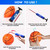 Set of 6 Mini Soft Sports Balls Set with Pump & Mesh Ball Bag, Great Gift for Kids & Toddlers