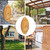 Ring Toss Hook Game for Adults,Hook and Ring Toss Game Wall Mount for Outdoor/Indoor(Football)