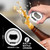 Set of 8 Replacement Washers with Bottle Opener for Washer Toss Pitching Lawn Game(White/Grey)