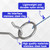 Stainless Steel Hook and Ring Swing DIY Kit for Indoor and Outdoor with Family and Friends