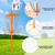Portable 24-Chain Disc Golf Targets Basket, Metal Flying Disc Golf Practice Basket(Deluxe-Orange)