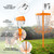 Portable 24-Chain Disc Golf Targets Basket, Metal Flying Disc Golf Practice Basket(Deluxe-Orange)