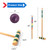 Six Player Croquet Set with Classic Wooden Mallets, Colored Balls, Sturdy Carrying Bag for Adults & Kids