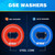 Set of 8 Replacement Washers with Bottle Opener for Washer Toss Pitching Lawn Game(Red/Blue)
