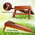 2'x1' Wooden Portable Cornhole Set, Corn Hole Toss Games Set with 2 Wooden Cornhole Boards and 8 Bean Bags