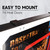 24" x 16" Over-The-Door Pro Basketball Hoop with Basketball & Pump, Basketball Hoop Set(Dunk)
