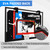 24" x 16" Over-The-Door Pro Basketball Hoop with Basketball & Pump, Basketball Hoop Set(Dunk)