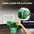 24" x 16" Over-The-Door Pro Basketball Hoop with Basketball & Pump, Mini Basketball Hoop Set(Glow in the Dark)