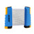 Adjustable Retractable Ping Pong Net & Post. Portable Table Tennis Net & Clamps.(Blue)