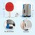 Complete Ping Pong Game Set with Retractable Ping Pong Net & Post, 2 Paddles & 3 Ping Pong Balls.（Grey）