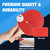 Complete Ping Pong Game Set with Retractable Ping Pong Net & Post, 2 Paddles & 3 Ping Pong Balls.（Black）